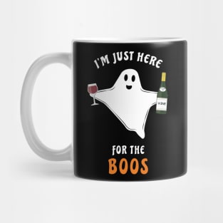 I'm Just Here For The Boos - Funny Halloween Ghost Mug